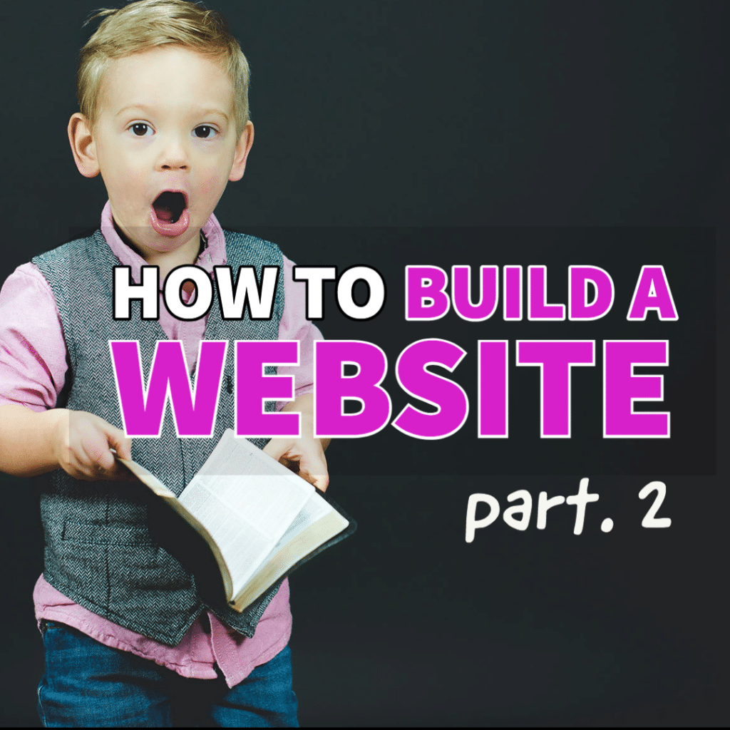 How to build a website? (part.2)